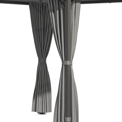 10' X 10' Hardtop Gazebo Canopy, Dark Grey Gazebos at Gallery Canada