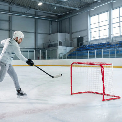 Mini Hockey Goal, 3' x 2', Metal Frame, Lightweight Portable Team Sports Equipment at Gallery Canada