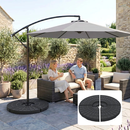 Set Of 4 Umbrella Base Weights, Outdoor Parasol Holder, Portable Umbrella Bases at Gallery Canada
