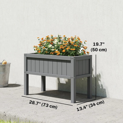 Raised Garden Bed With Legs, HDPE Planter With Drainage Holes Elevated Garden Beds at Gallery Canada