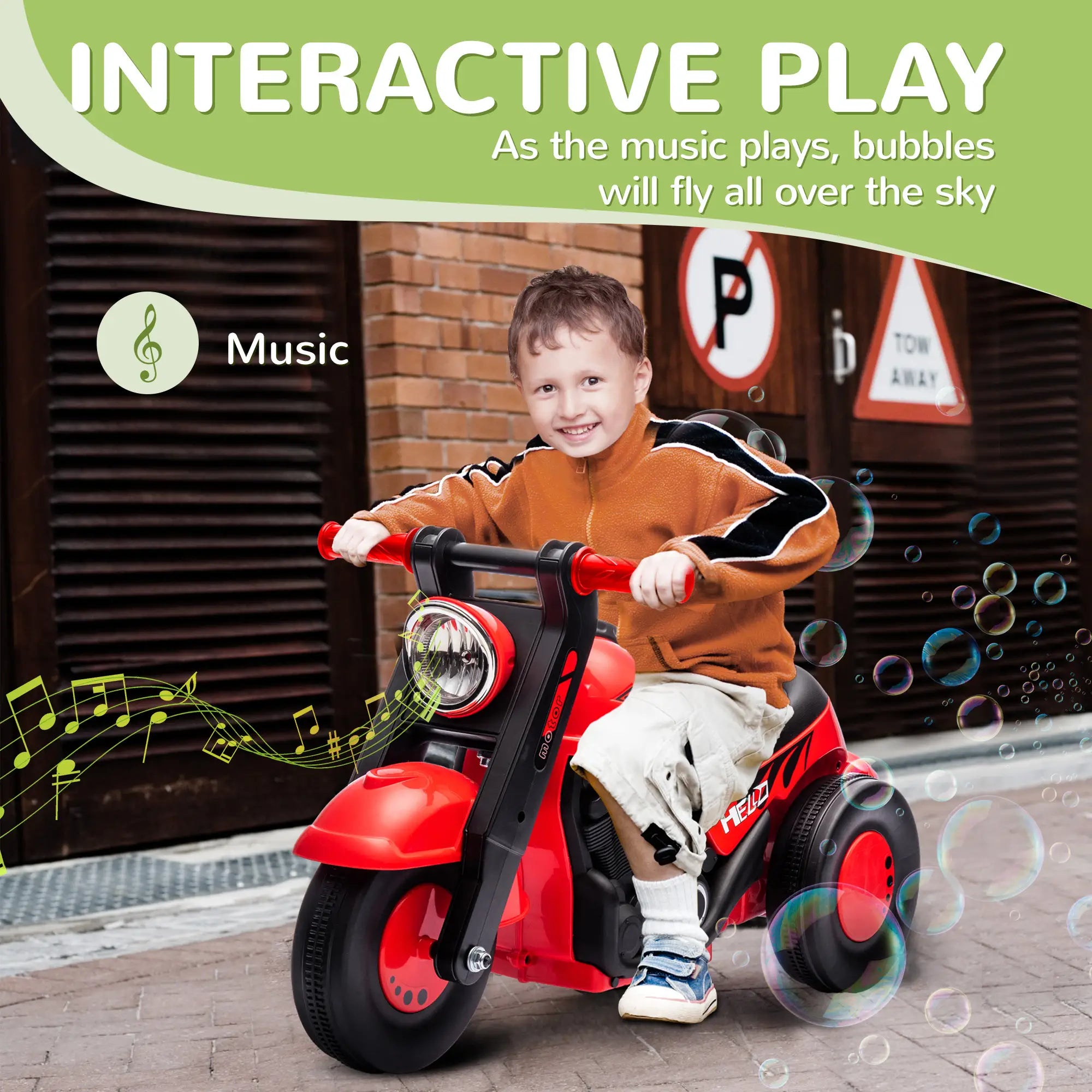 Toddler Ride On Toy, Sliding Car With Music, Bubble, 2-5 Years, Red Push Cars for Toddlers at Gallery Canada