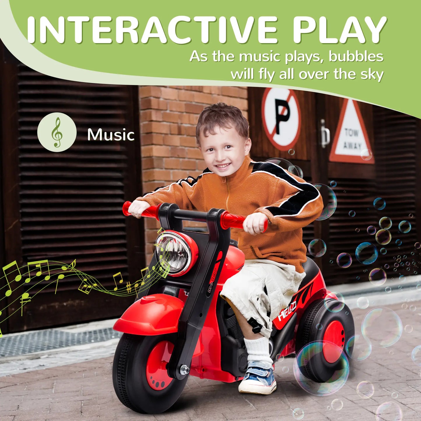 Toddler Ride On Toy, Sliding Car With Music, Bubble, 2-5 Years, Red Push Cars for Toddlers at Gallery Canada