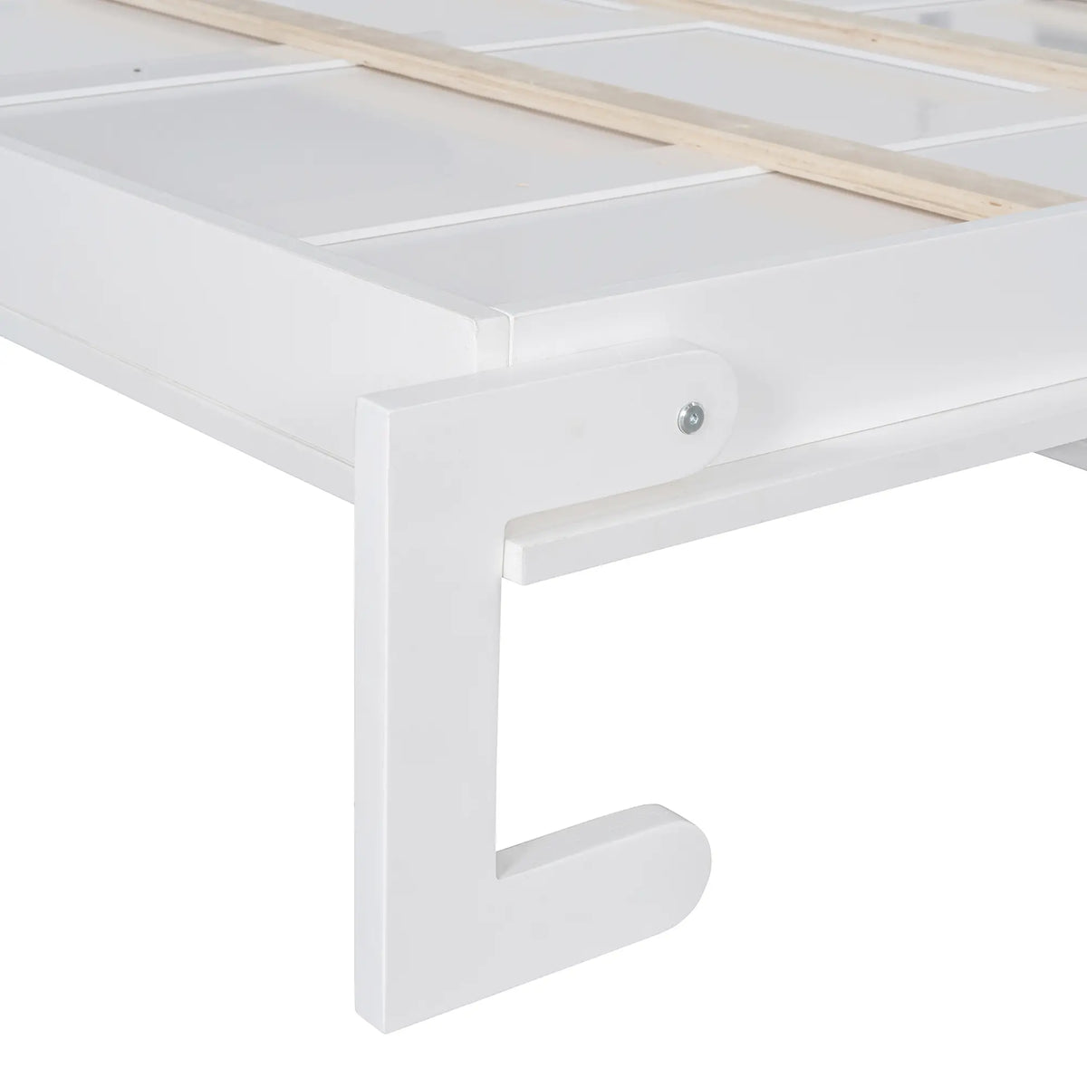 Murphy Bed with Closet, Drawers, Shelves, 114" L x 17" W x 87" H, White Bed Frames at Gallery Canada