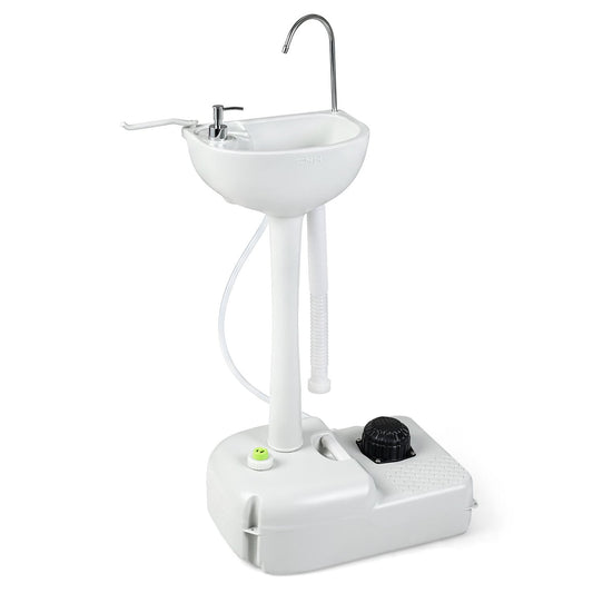 Portable Foot Pump Camping Sink, 4.5 Gal Tank, Soap Dispenser Camping Furniture Options at Gallery Canada