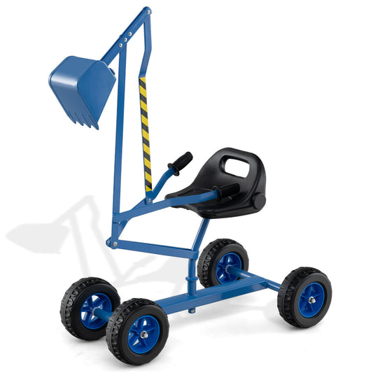 Kids Sand Digger, 2-Handed Controls, Flexible Shovel, Blue Sandboxes Blue at Gallery Canada