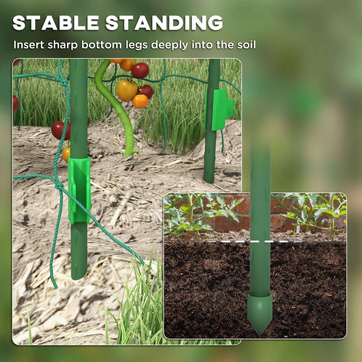 Metal Garden Trellis, A-Frame Arch for Climbing Plants, 17" x 72" x 72" Plant Stands at Gallery Canada