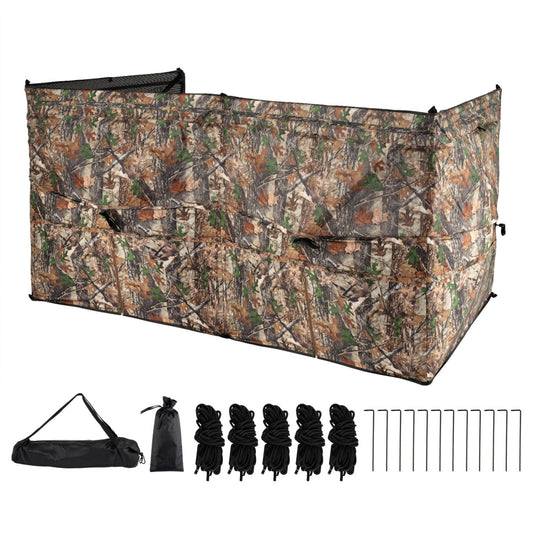 See-Through Hunting Blind Panel with Dog Door Pop up Waterflow Blind for 1-3 People, Camouflage Tents Camouflage at Gallery Canada