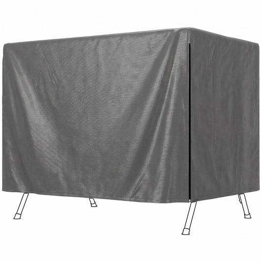 3-Seater Patio Swing Cover, Waterproof, 85" x 61" x 59", Dark Grey Patio Furniture Covers Dark Grey at Gallery Canada