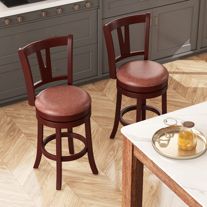 Set Of 2 Counter Height Swivel Barstools, 30 Inches Bar Stools at Gallery Canada