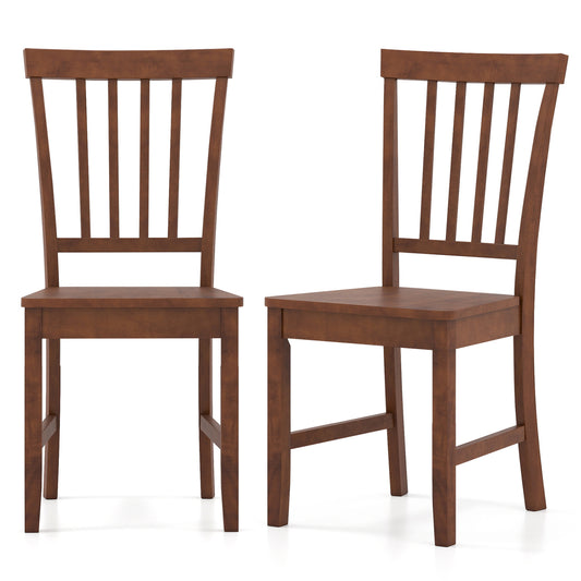 Set Of 2 Dining Chairs, Solid Wood Legs, Walnut Dining Chairs Walnut at Gallery Canada