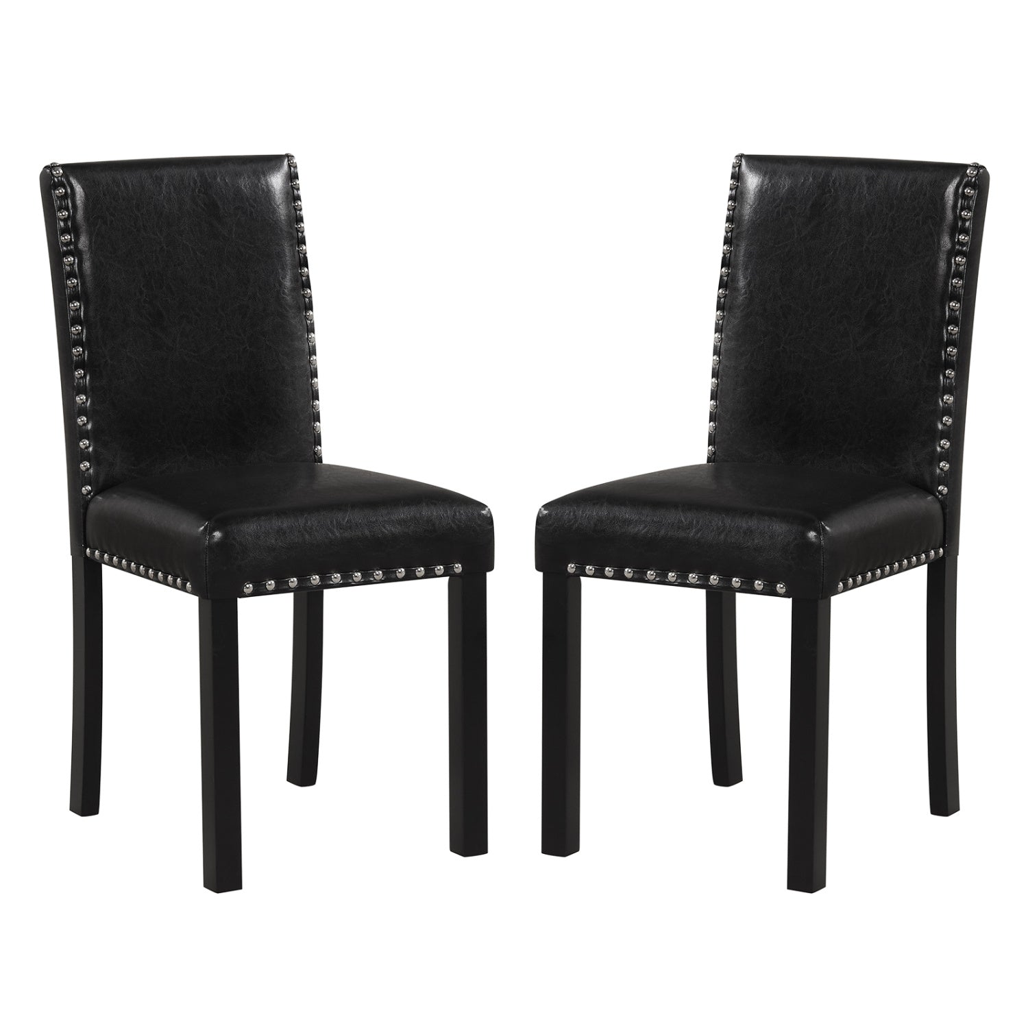 Set of 2 Dining Chairs with Solid Rubber and Wood Legs Dining Chairs Options at Gallery Canada