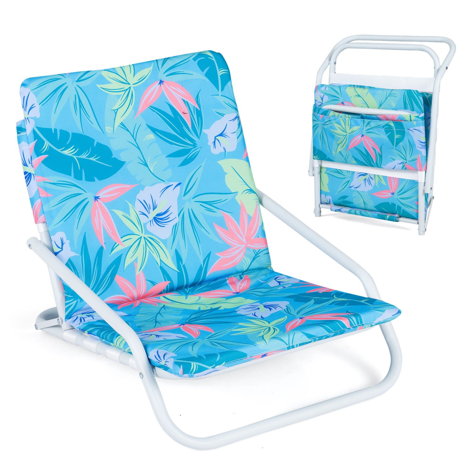 Set Of 2 Folding Beach Chairs, Padded Seat, For Camping Beach & Lawn Chairs at Gallery Canada