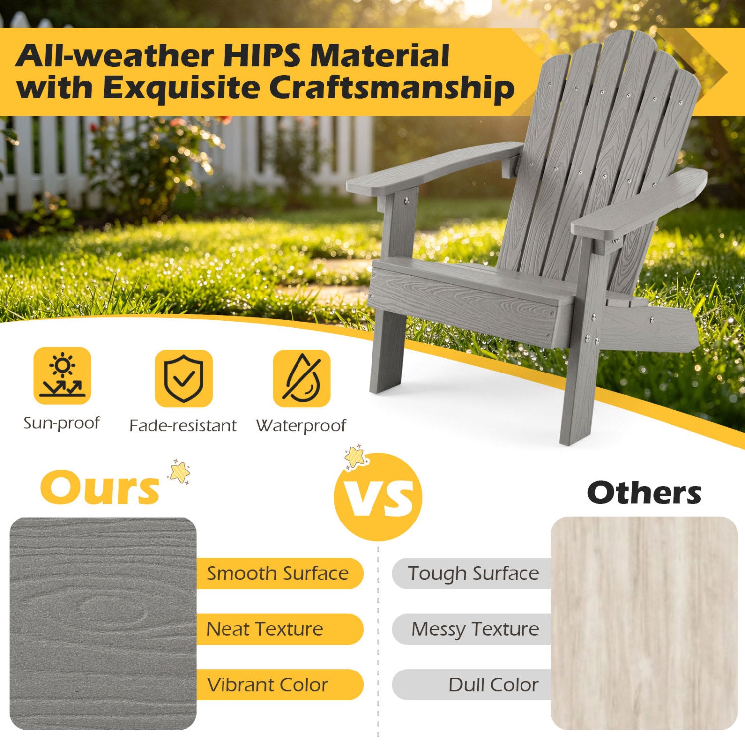 Set of 2 Kids Adirondack Chairs Outdoor, Grey Adirondack Chairs at Gallery Canada