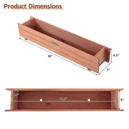 Set Of 2 Wooden Raised Garden Bed, Brown Raised Garden Beds at Gallery Canada