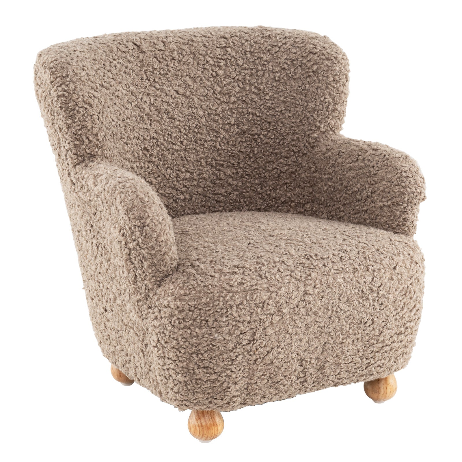 Kids Sofa, Toddler Armchair, Solid Rubber Wood Legs, Brown Kids Chairs & Seating at Gallery Canada