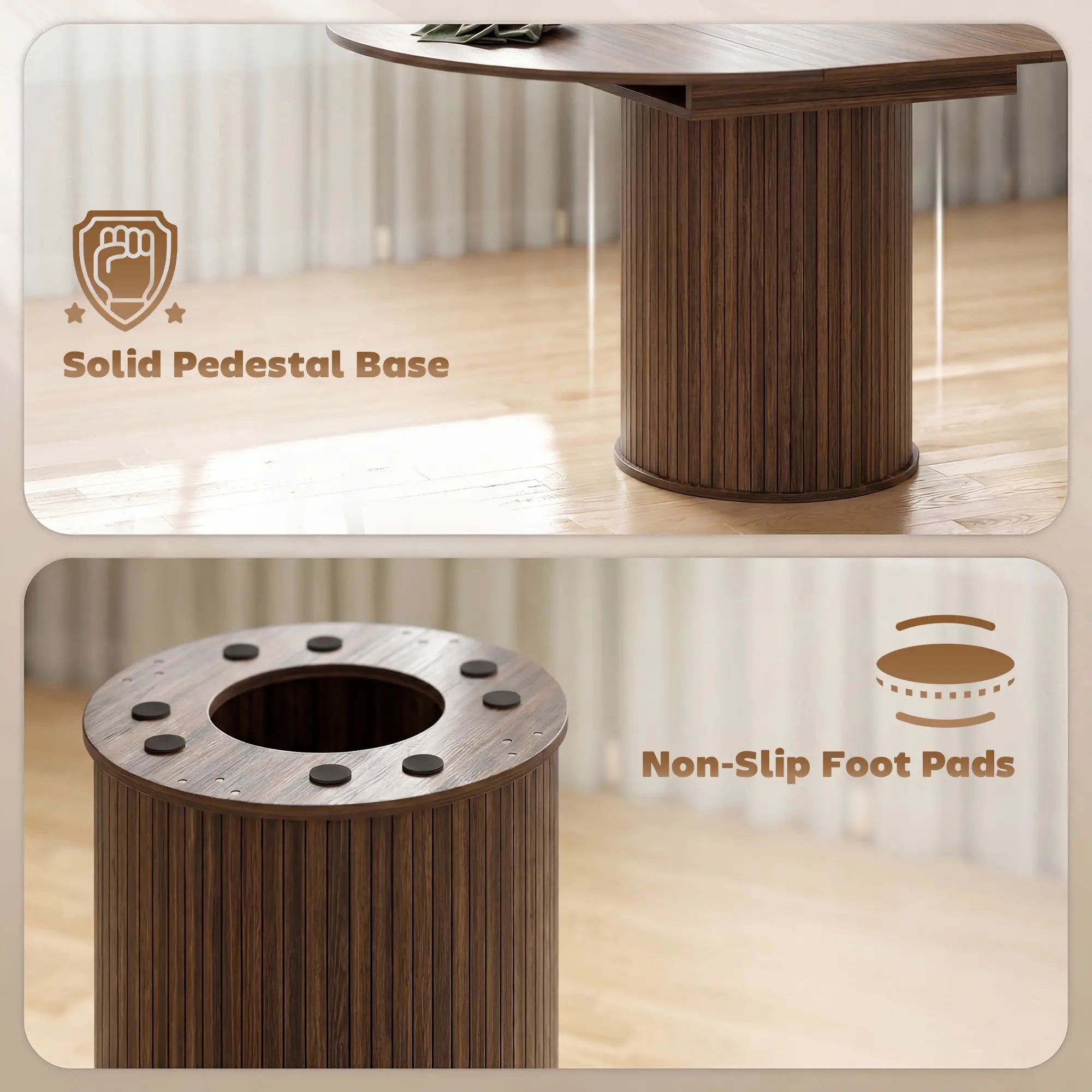 Extendable Kitchen Table, 43.5
