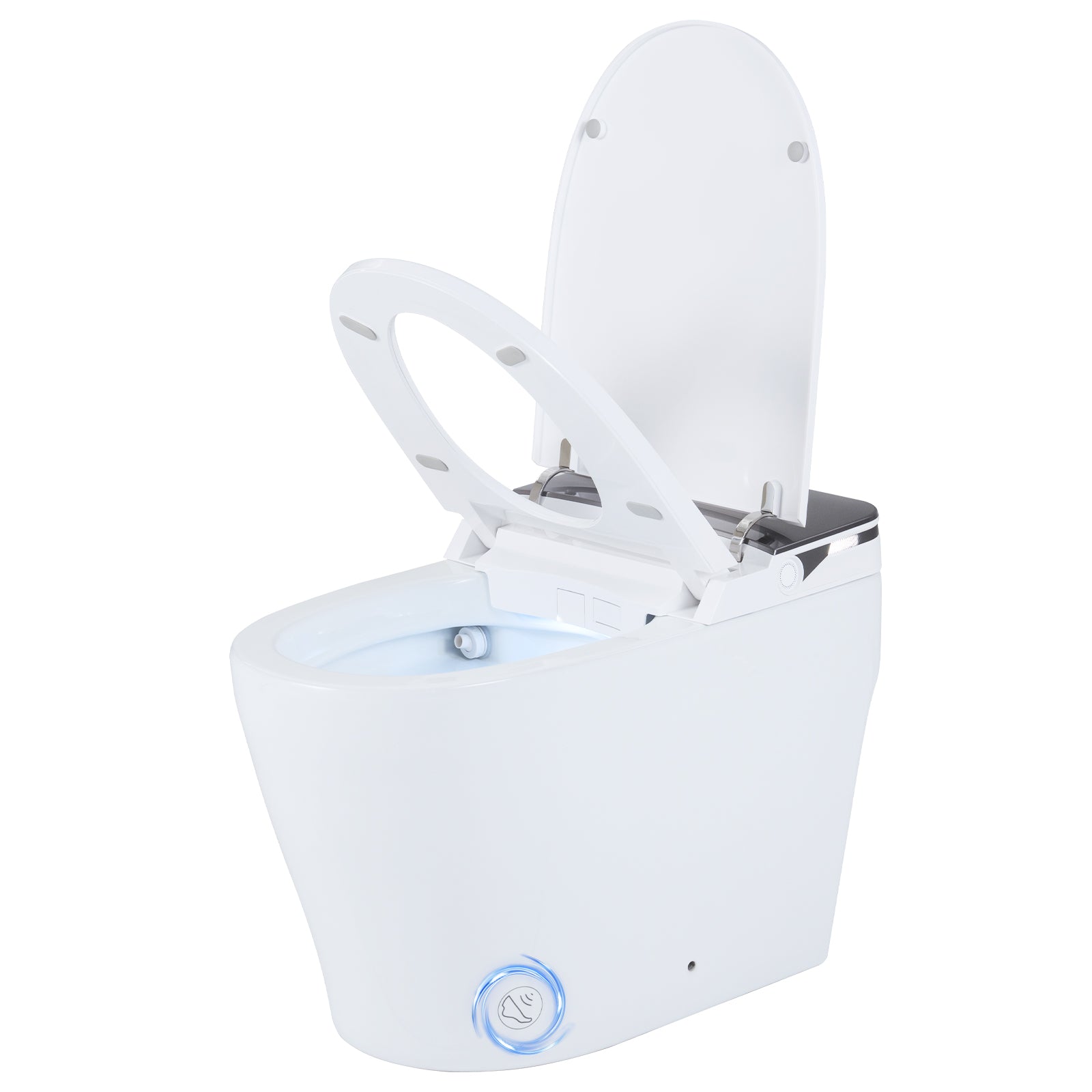 Smart Toilet, ADA Height, Auto Flush, Heated Seat, Remote, White Toilet at Gallery Canada