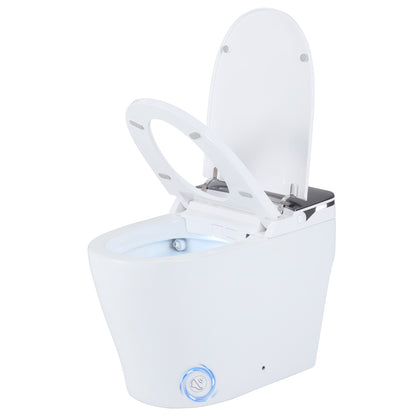 Smart Toilet, ADA Height, Auto Flush, Heated Seat, Remote, White Toilet at Gallery Canada
