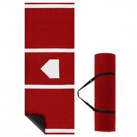 Softball Pitching Mat, 10 x 3 Feet, Training Aid, Red Golf Red at Gallery Canada