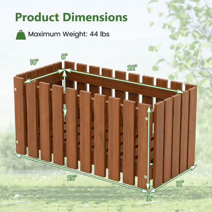 Solid Wood Raised Garden Bed, Natural Raised Garden Beds at Gallery Canada