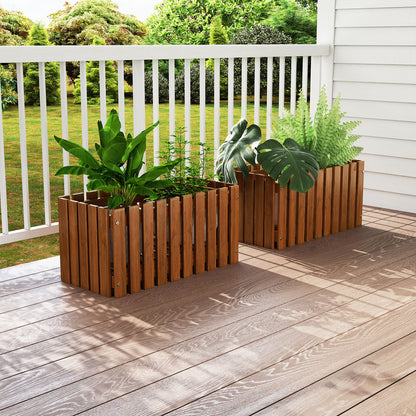 Solid Wood Raised Garden Bed, Natural Raised Garden Beds at Gallery Canada