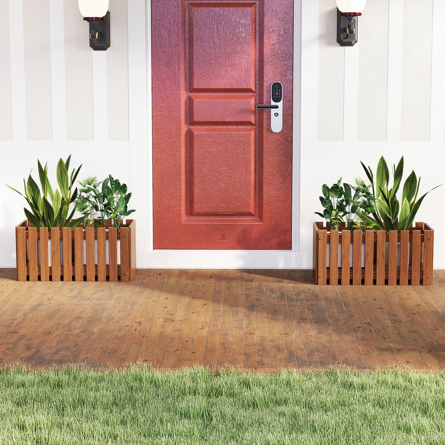 Solid Wood Raised Garden Bed, Natural Raised Garden Beds at Gallery Canada
