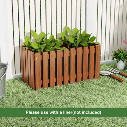 Solid Wood Raised Garden Bed, Natural Raised Garden Beds at Gallery Canada