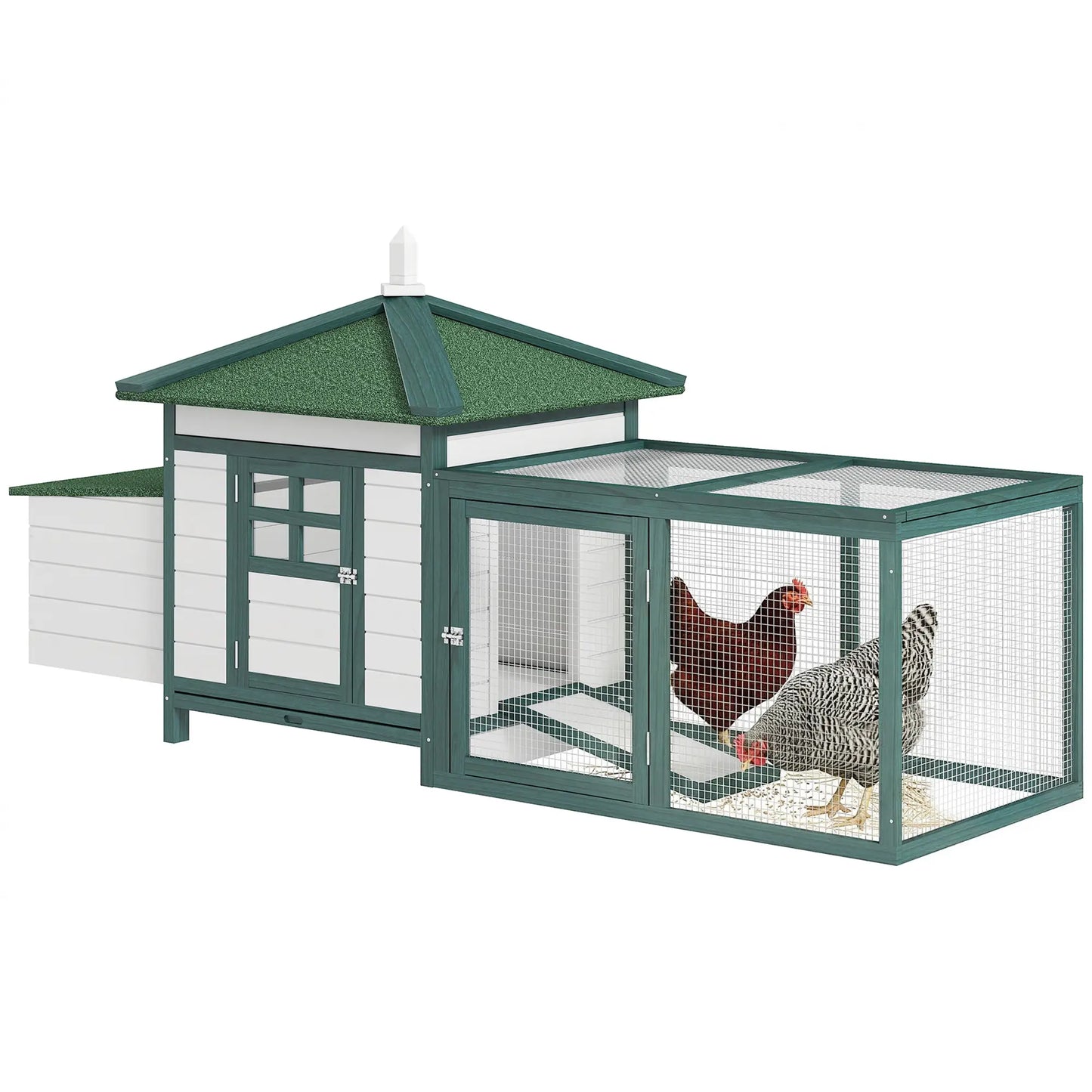 77 Chicken Coop, Rabbit Hutch, Poultry Cage, Outdoor, Green Chicken Coops at Gallery Canada