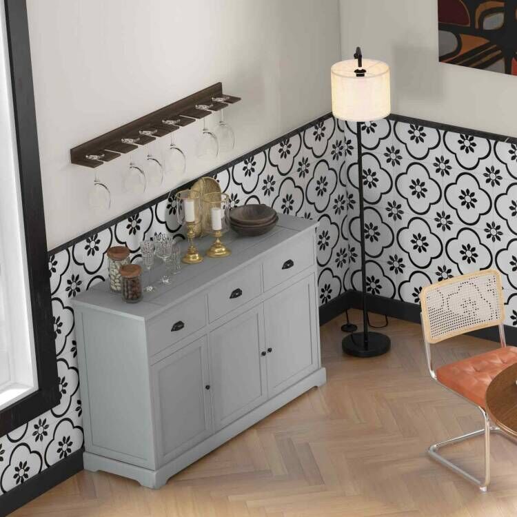 Floor Lamp With Sideboard Storage, Dining Room Furniture Kitchen & Dining at Gallery Canada