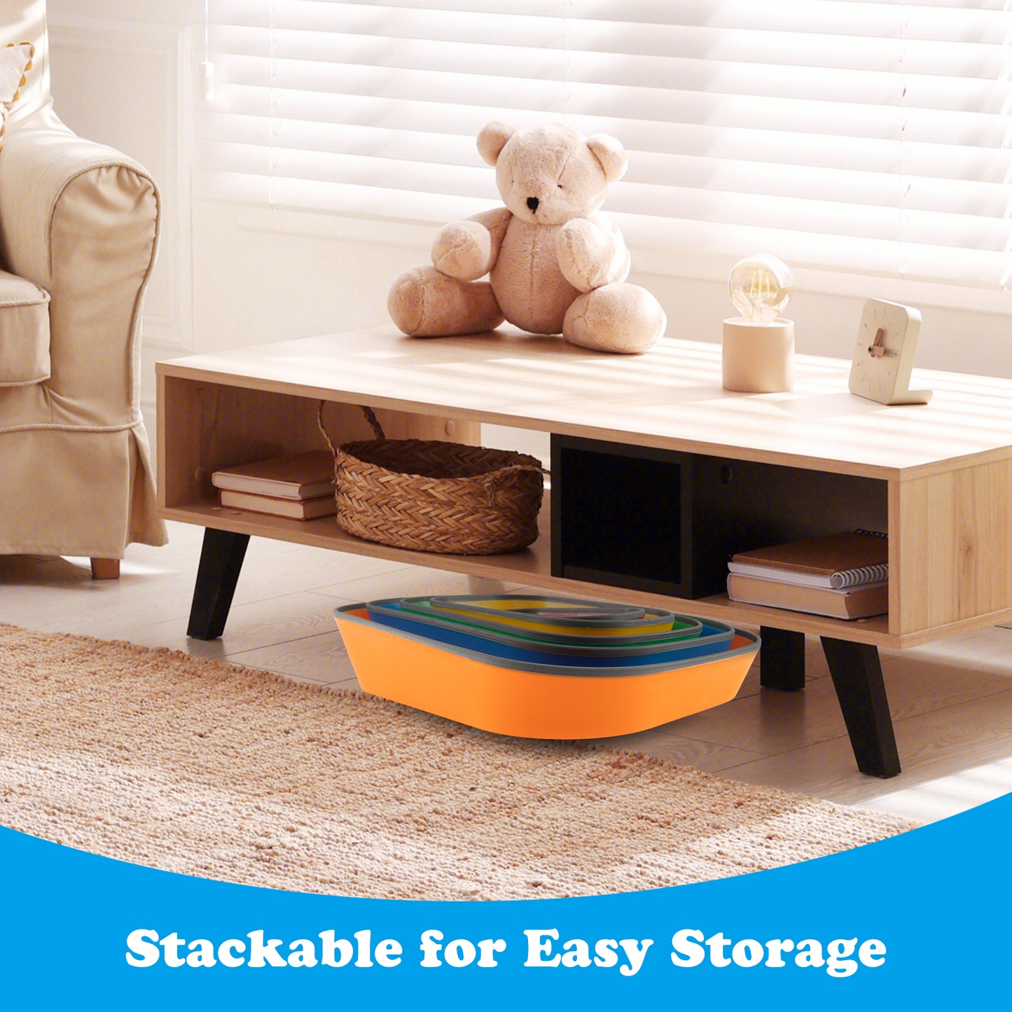 Kids Stepping Stones, 5Pcs Non-Slip River Stone Set, Multicolor Toy Sports at Gallery Canada