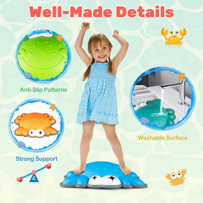 Stepping Stones for Kids 9 Pieces Non-Slip Toddler Stepping Stones Balance Sensory Toys, Multicolor Lawn Games at Gallery Canada