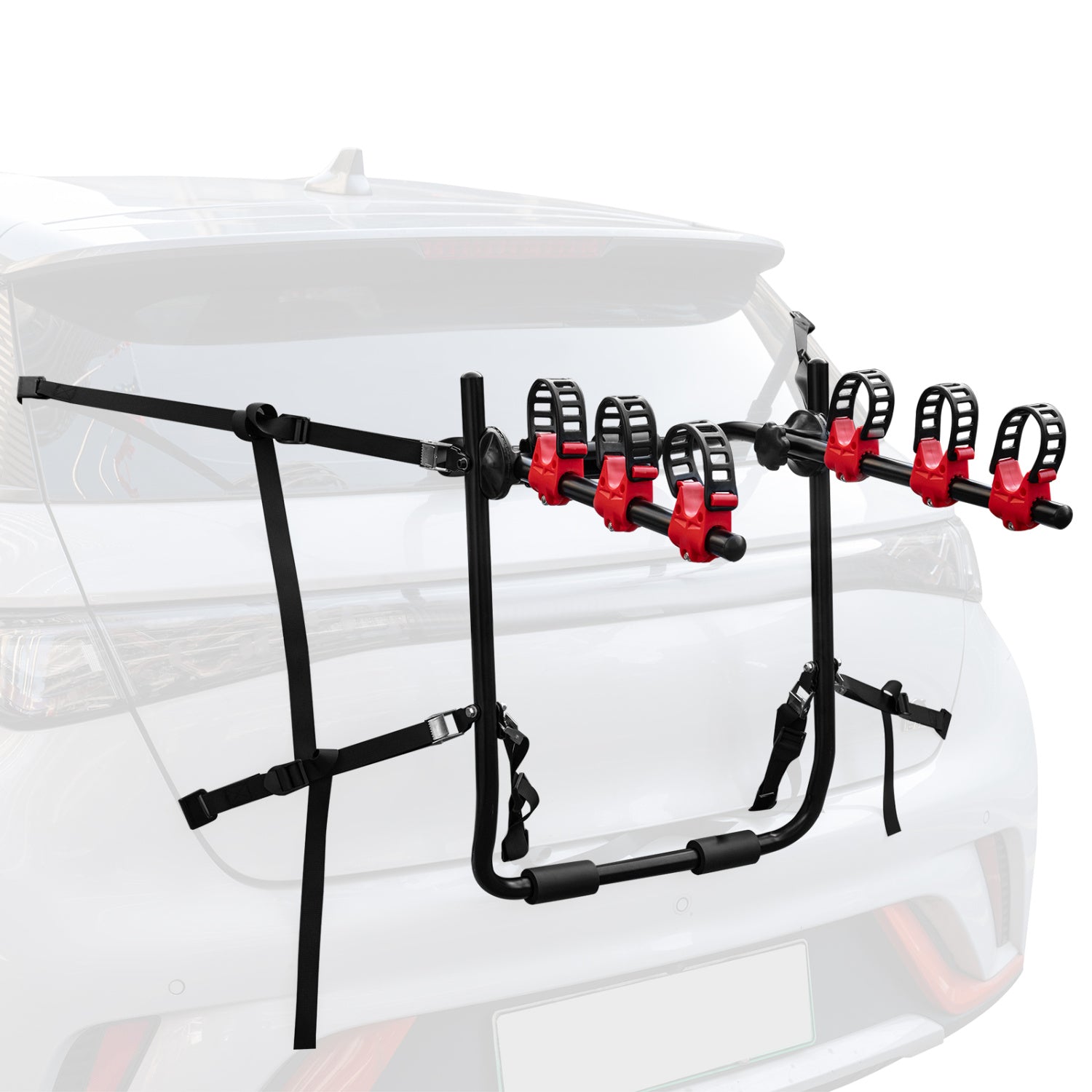 Superbuy Trunk Mount 3-Bike Rack with Anti-Sway Straps & Soft Padding for SUV Garages at Gallery Canada
