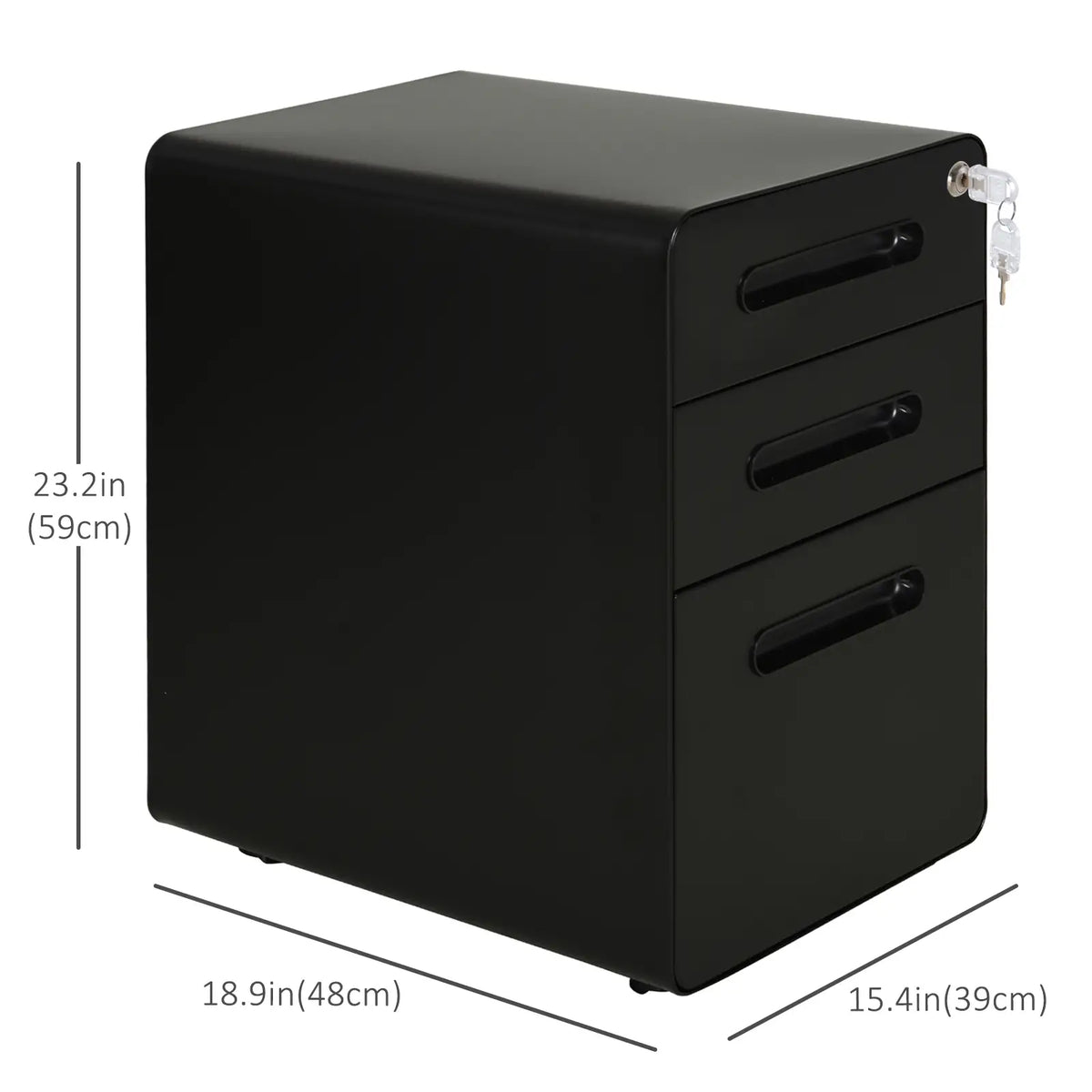 Lockable Steel File Cabinet on Wheels, Legal, A4, Letter Size Office Cabinets & Cupboards at Gallery Canada