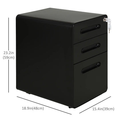 Lockable Steel File Cabinet on Wheels, Legal, A4, Letter Size Office Cabinets & Cupboards at Gallery Canada