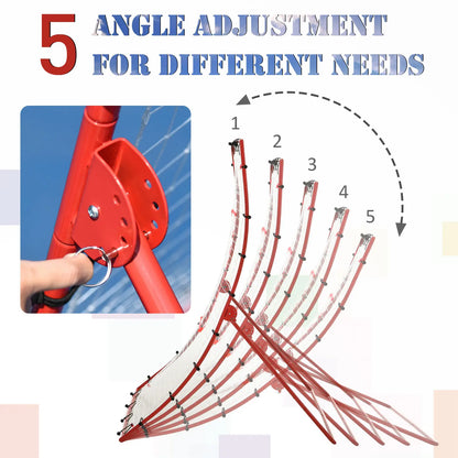 Adjustable 5 Angle Rebounder Net, Baseball Soccer Football Training Baseball at Gallery Canada