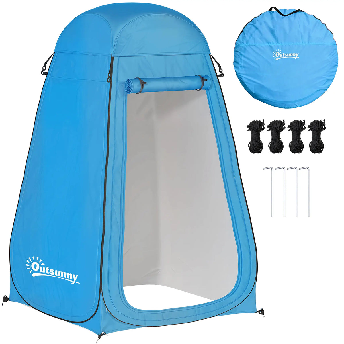 Pop Up Shower Tent, Portable Privacy Room, Blue Camping Tents at Gallery Canada