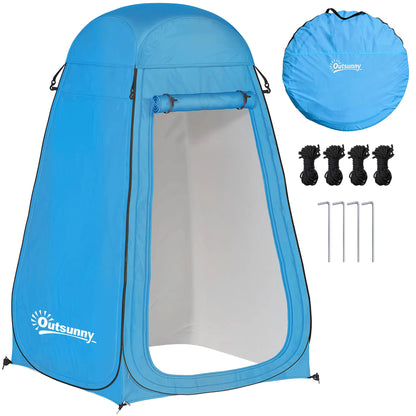 Pop Up Shower Tent, Portable Privacy Room, Blue Camping Tents at Gallery Canada