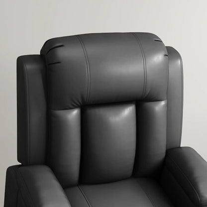 Electric Lift Chair, Power Recliner with Footrest, Remote, Cup Holders, Grey Electric Power Lift Chairs at Gallery Canada
