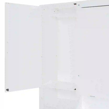 Murphy Bed with Closet, Drawers, Shelves, 114" L x 17" W x 87" H, White Bed Frames at Gallery Canada