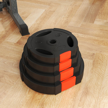 1-Inch Weight Plates, Barbell Weights Set, 2 x 22lbs + 2 x 11lbs Dumbbells & Barbells at Gallery Canada