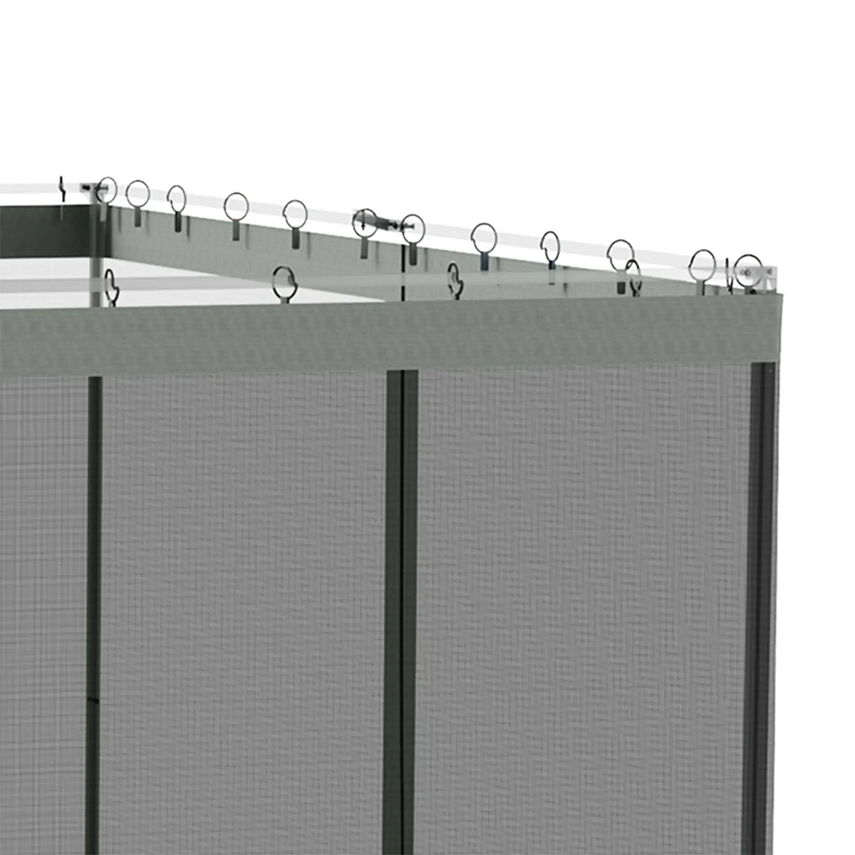 Replacement Mosquito Netting For Gazebo, 10' X 10', With Zippers, Black Gazebo Sidewalls at Gallery Canada