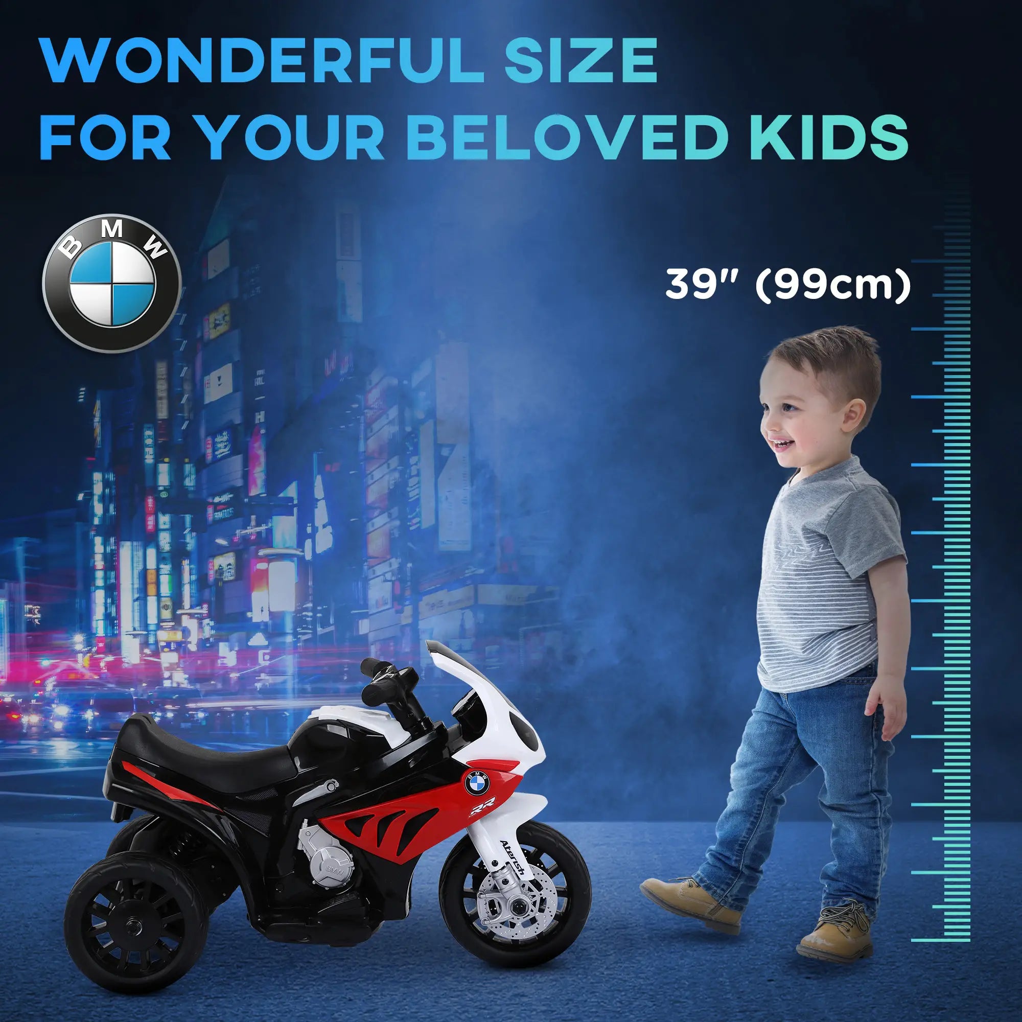 Kids Motorcycle, 6V Battery Powered, 3 Wheels, Red Electric Motorcycles at Gallery Canada