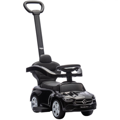 2-in-1 Sliding Walking Car for Toddlers, Black Push Cars for Toddlers at Gallery Canada