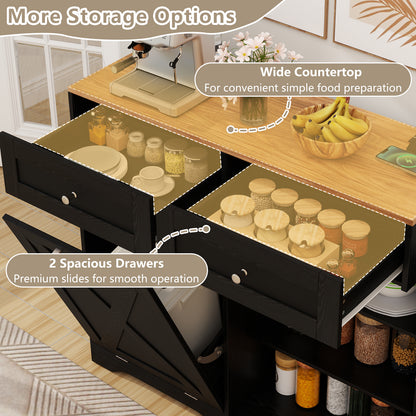 Tilt Out Trash Can Cabinet, Black Sideboards Cabinets & Buffets at Gallery Canada