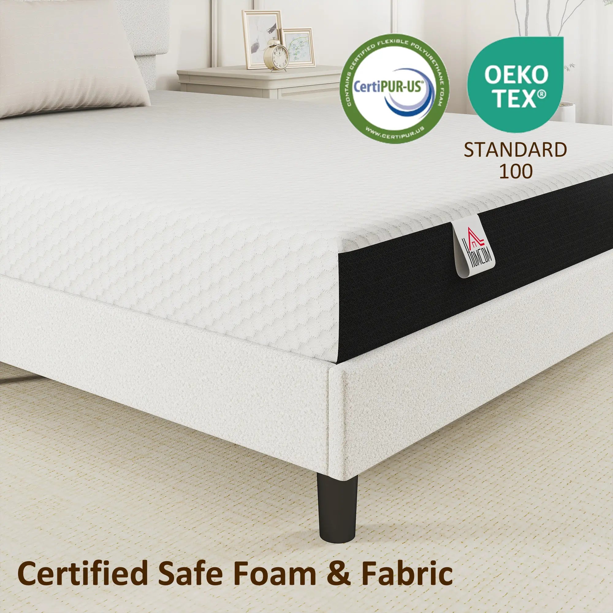 8 Inch Memory Foam Mattress, King, Medium Firm, CertiPUR-US Mattresses at Gallery Canada