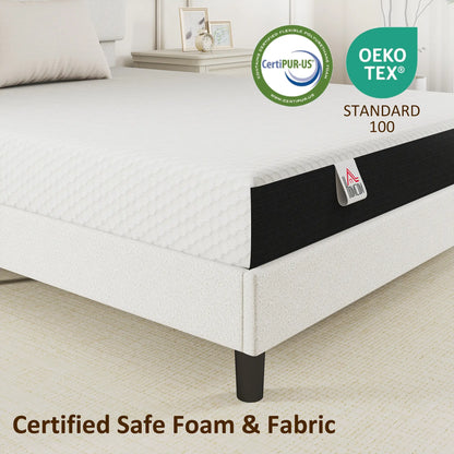 8 Inch Memory Foam Mattress, King, Medium Firm, CertiPUR-US Mattresses at Gallery Canada