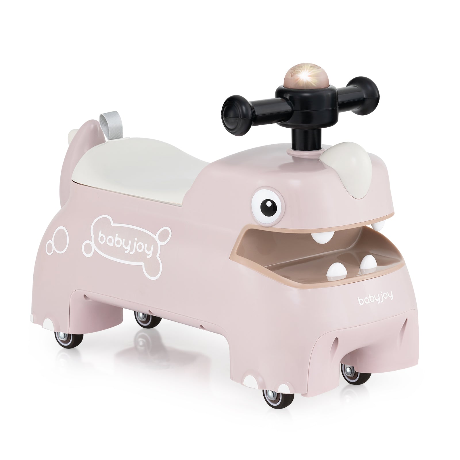 Toddler Ride On Toy Car, With Lights And Music, Pink Push & Pedal Ride On Toys Pink at Gallery Canada