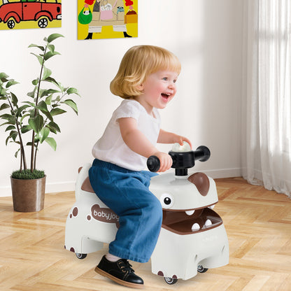 Toddler Ride On Toy Walking Sliding Car, White Push & Pedal Ride On Toys at Gallery Canada