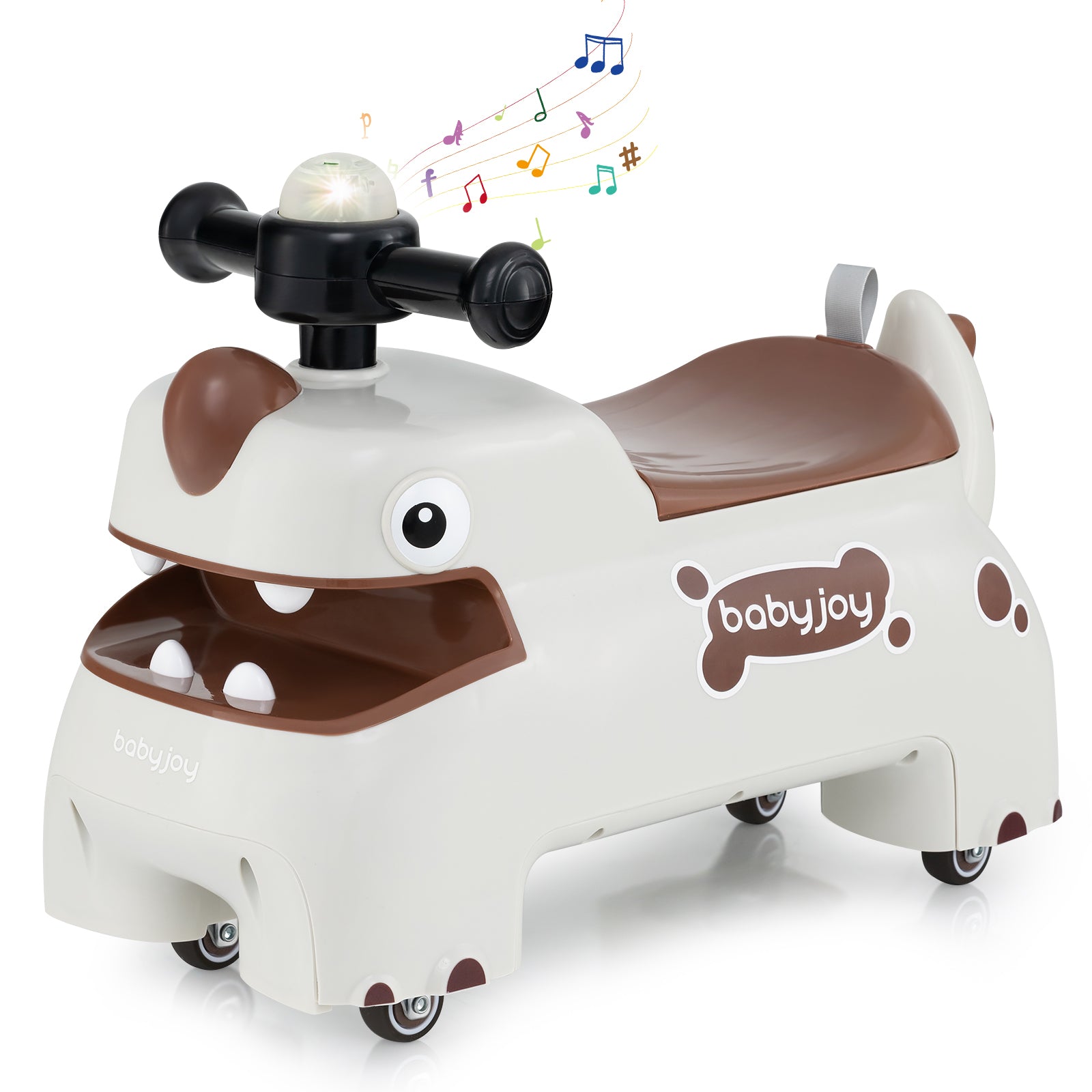 Toddler Ride On Toy Walking Sliding Car, White Push & Pedal Ride On Toys at Gallery Canada