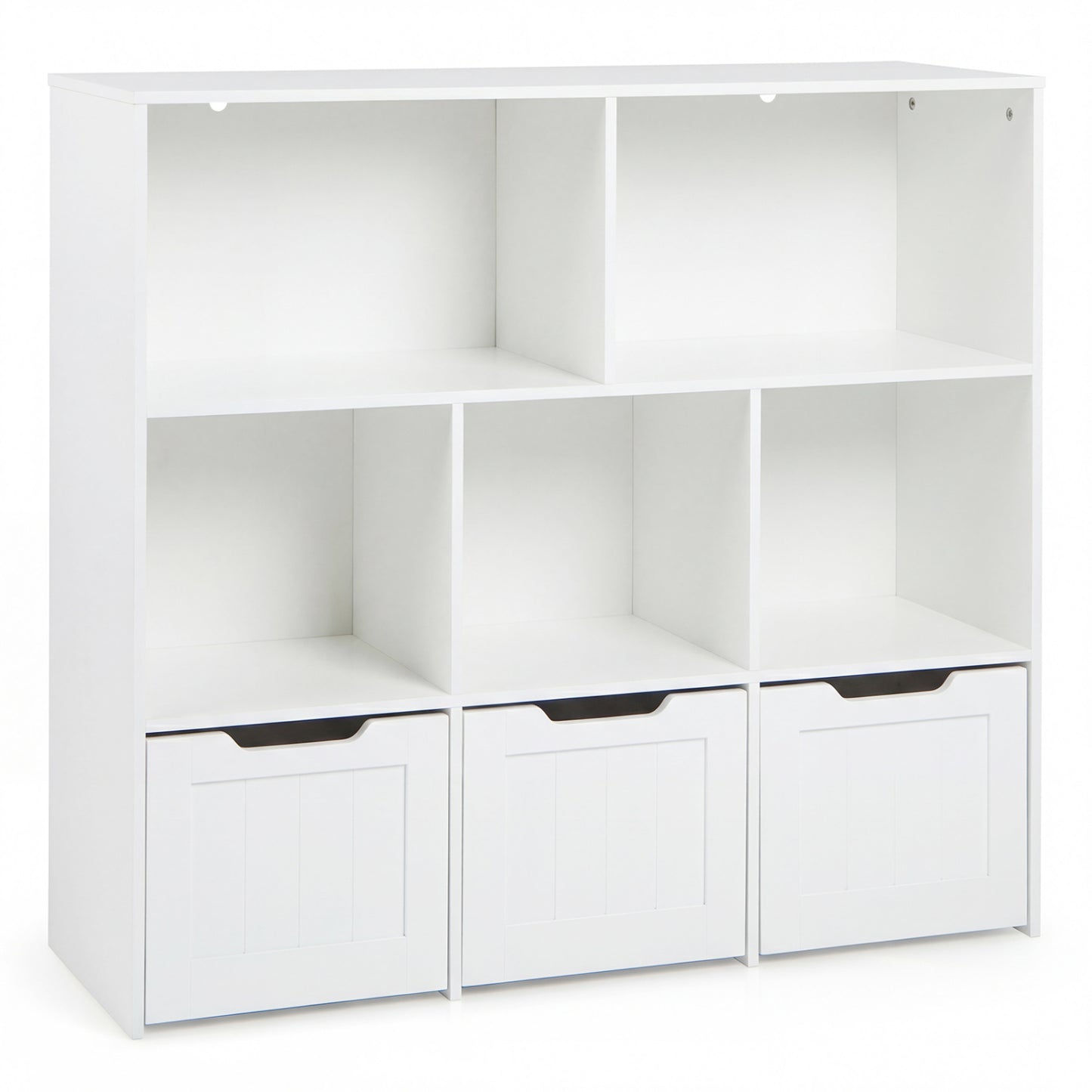 Toy Storage Organizer, 3 Drawers, 5 Cubbies, White Kids Storage at Gallery Canada